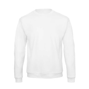 8x Felpa girocollo Unisex Bianco