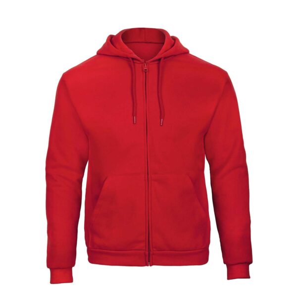 8x Felpa cappuccio e zip Unisex Grigio - immagine 4
