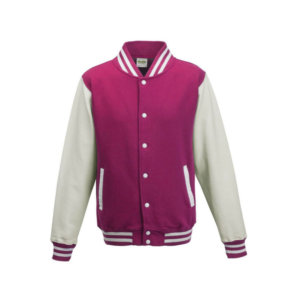 8x Giacca College Unisex Royal/Bianco - immagine 7