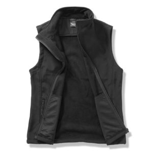 8x Softshell Smanicato Donna Nero