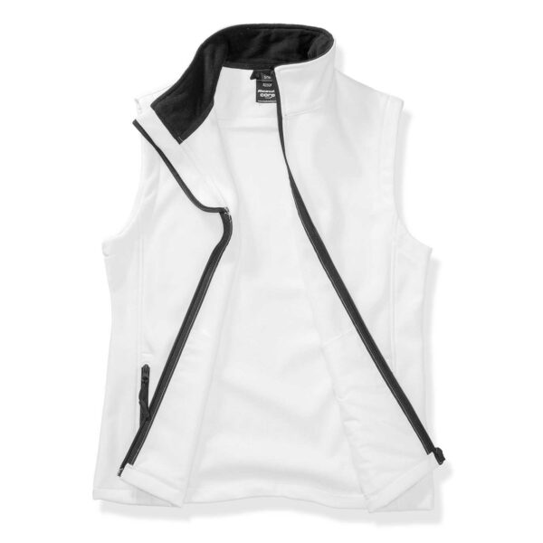 8x Softshell Smanicato Donna Bianco